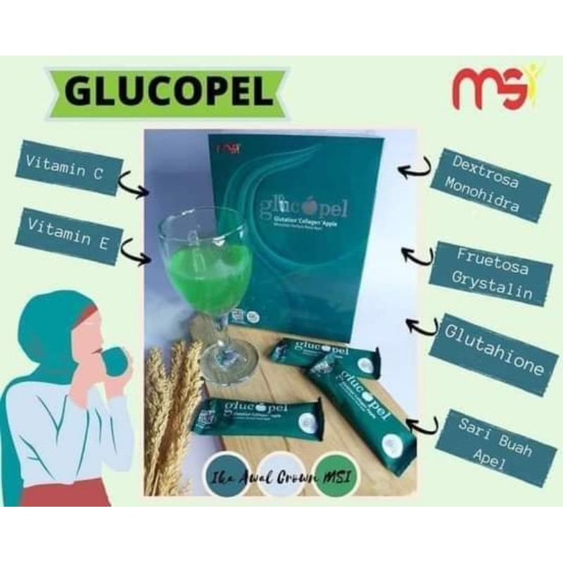 MINUMAN COLLAGEN GLUCOPEL MSI TANPA PIN