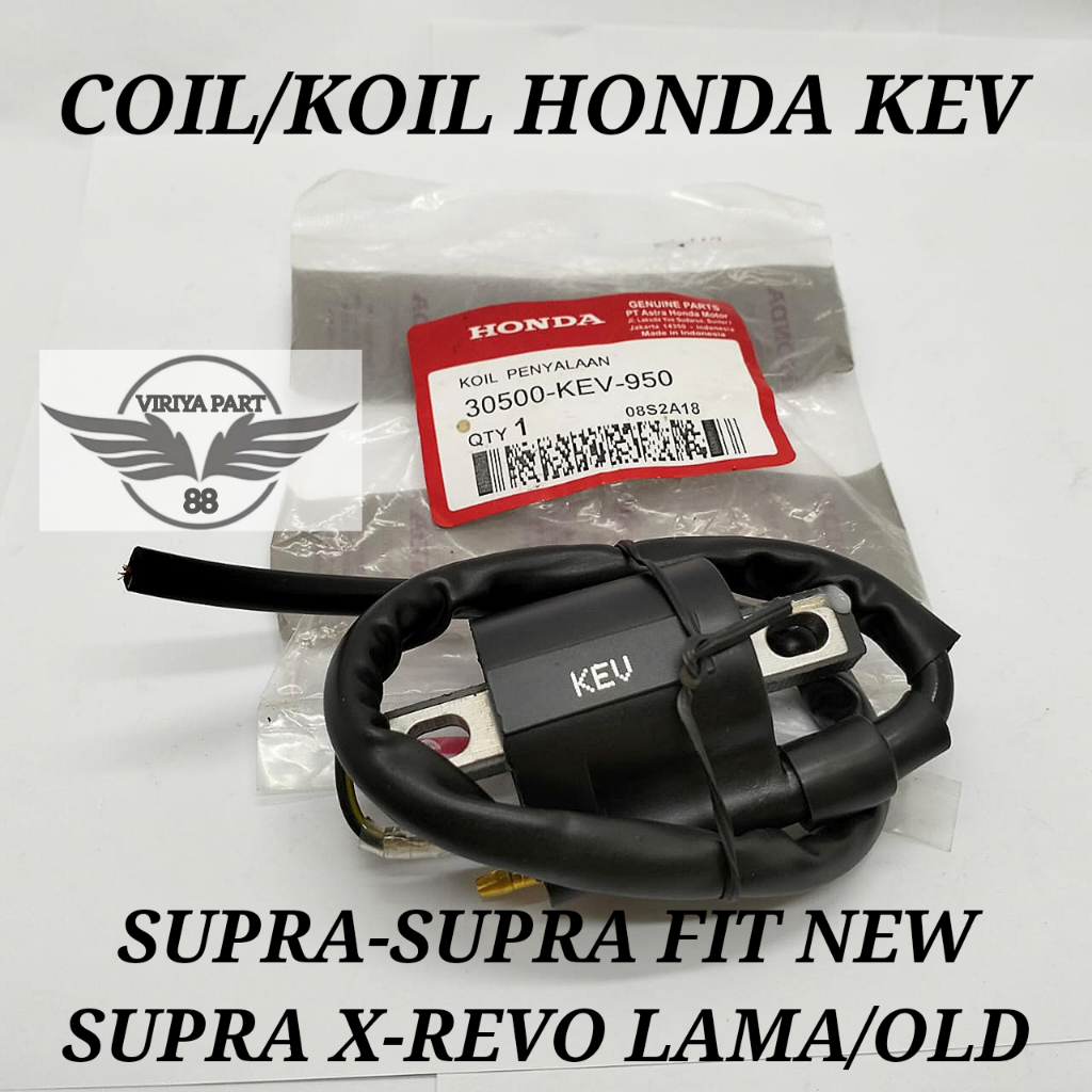 COIL KOIL HONDA KEV KUALITAS ORIGINAL ASLI HONDA AHM SUPRA/SUPRAFIT NEW/SUPRA X/REVO LAMA/KOIL