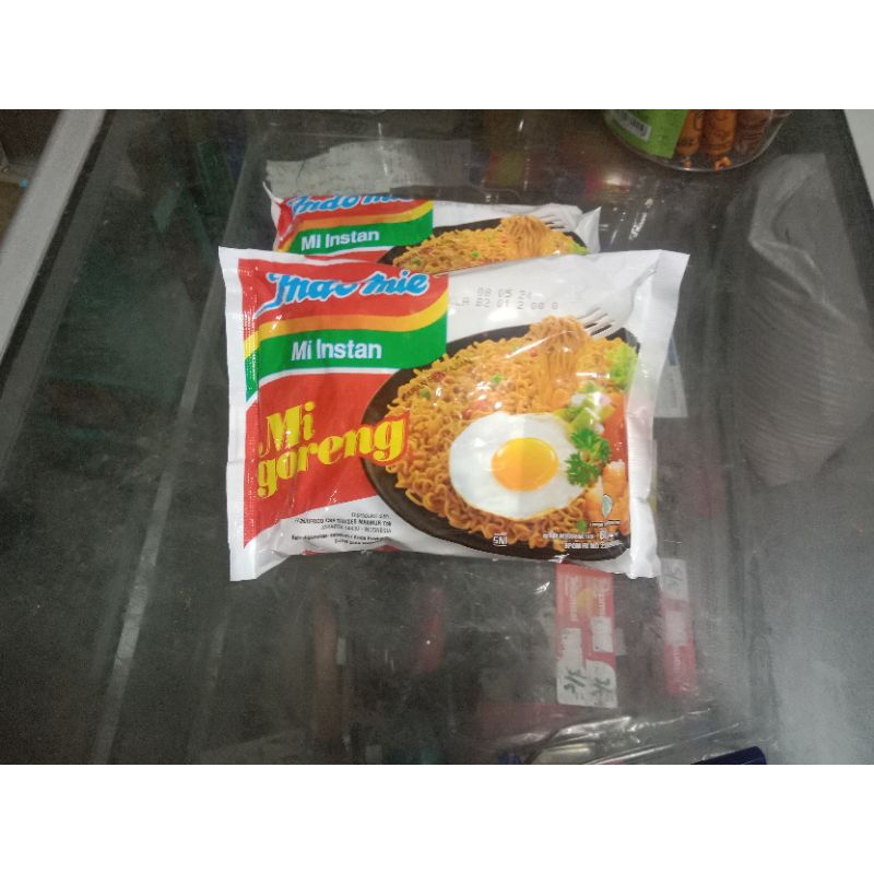 

Indomie gareng, indomie kari, indomie goreng geprek