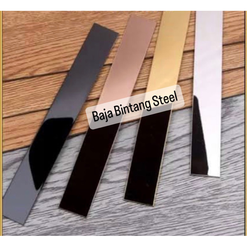 Plat Strip Gold Mirror Gold HairLine Rose Gold Mirror Rose Gold Hairline Black Mirror Black Hairline