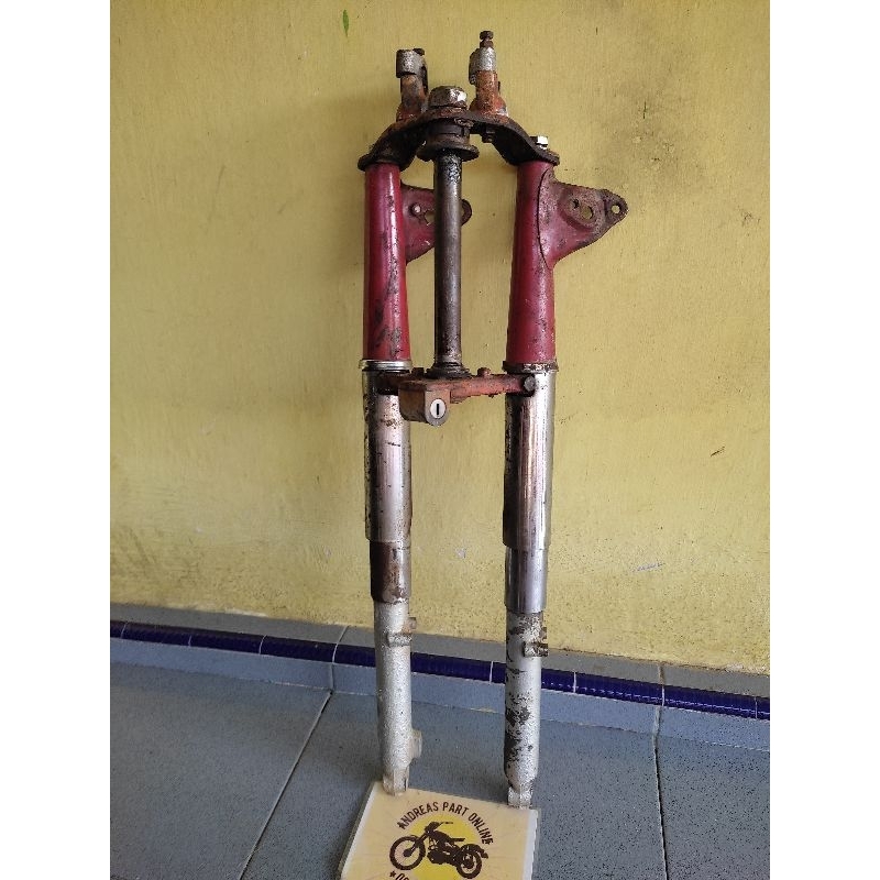 sok shock depan Jialing kancil set kupingan lampu original bekas