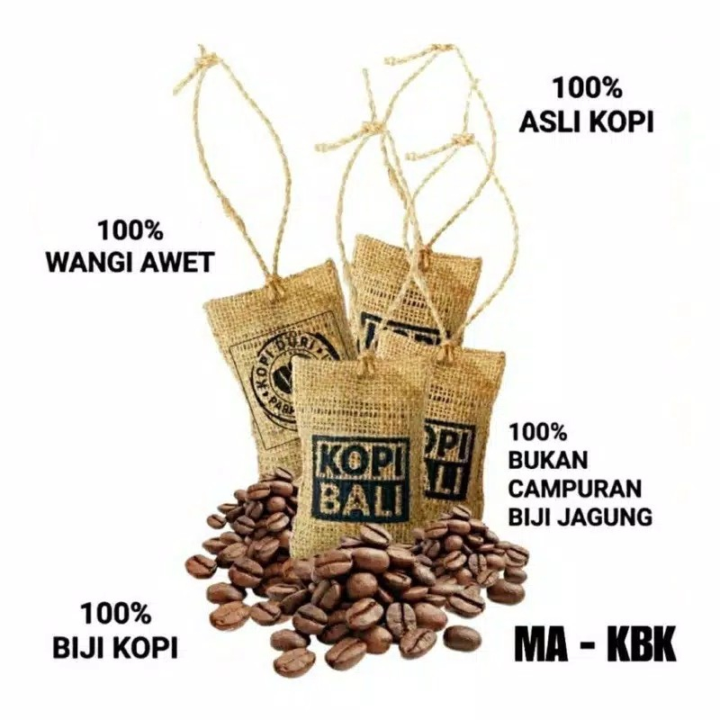 Kopi Bali Asli Pengharum Gantung Lemari Kamar Tidur / Parfum AC Pewangi Ruangan Mobil
