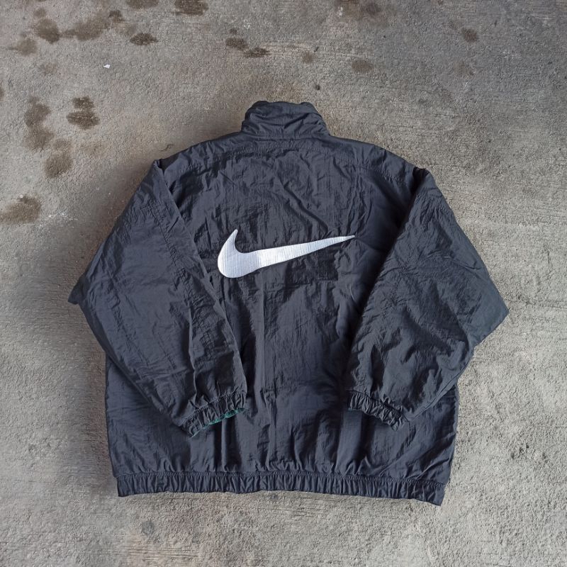 VINTAGE NIKE BIG SWOOSH REVERSIBLE JACKET