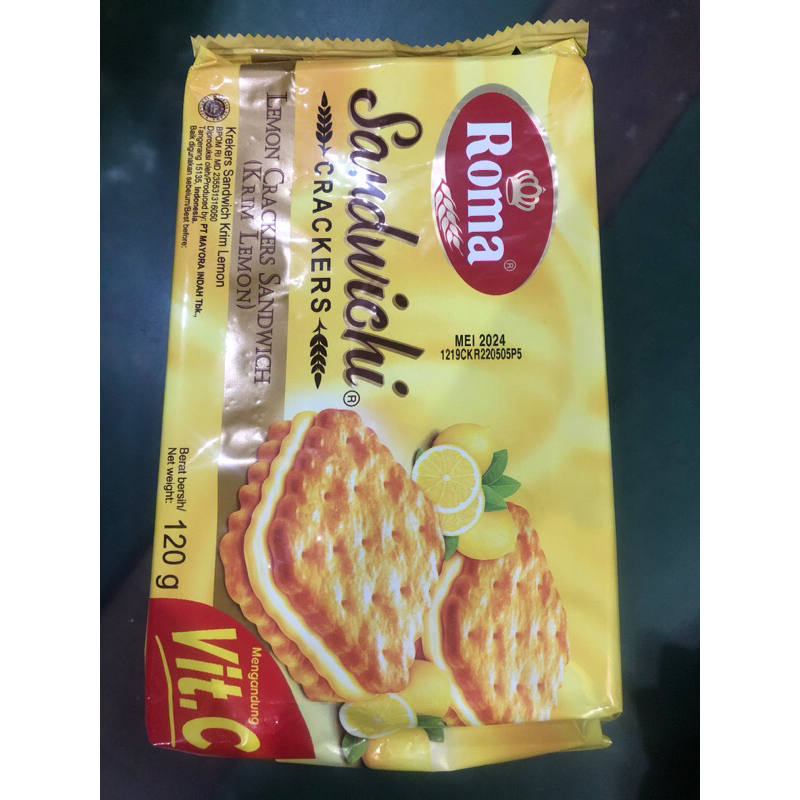 

[LEMON] ROMA SANDWICHI Crackers Lemon Krim 120 gr