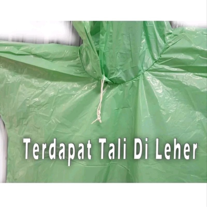 JAS HUJAN HDPE LDPE plastik SETELAN BAJU CELANA elastis tebal 0.3