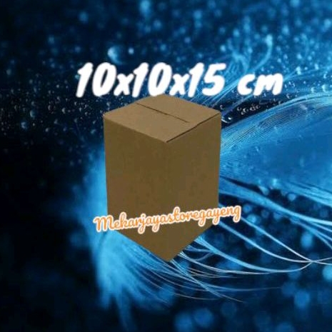 

Kardus recycle box 10x10x15 cm luar polos