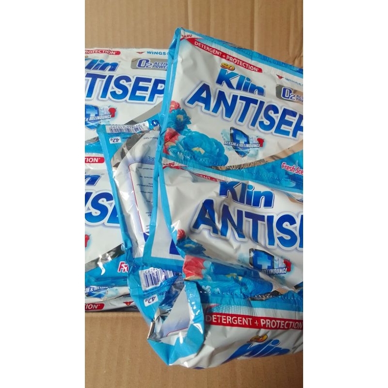 So klin ANTISEp Detergen bubuk renceng isi 6sachet x 42 gr