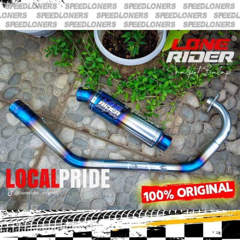 Knalpot LR Lone Rider Original - Super SRR Sanblast - SATRIA FU 150