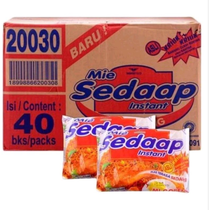 

Sedaap goreng isi 40