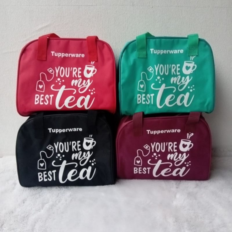 Tas bekal Coolteen Best tea Tupp ( Zipper bunga es)