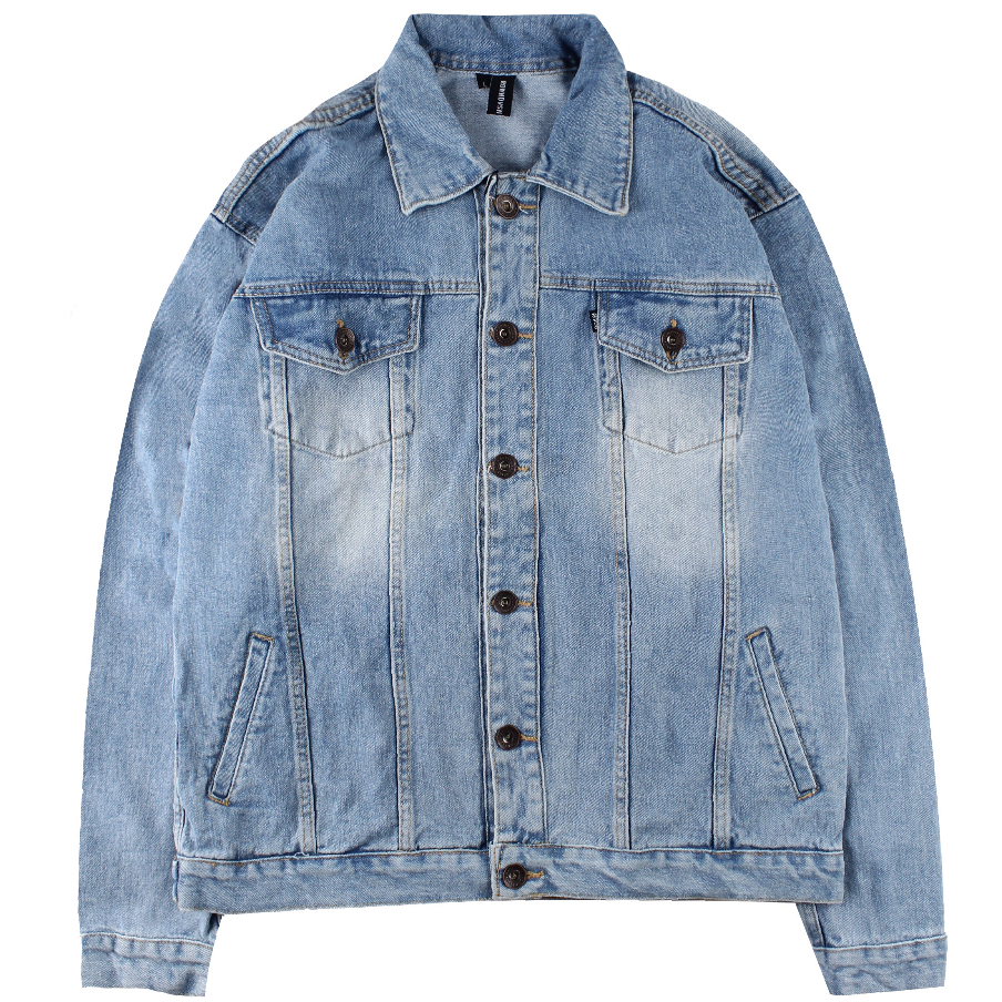 Rown Division Stockroom Jaket Denim  - Rowndvsn Jaket Denim Incredible Blue