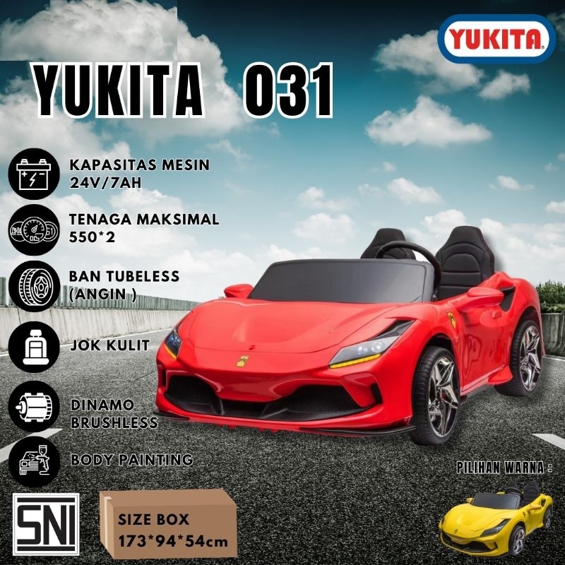 MAINAN ANAK MOBIL ANAK YUKITA 031 24v