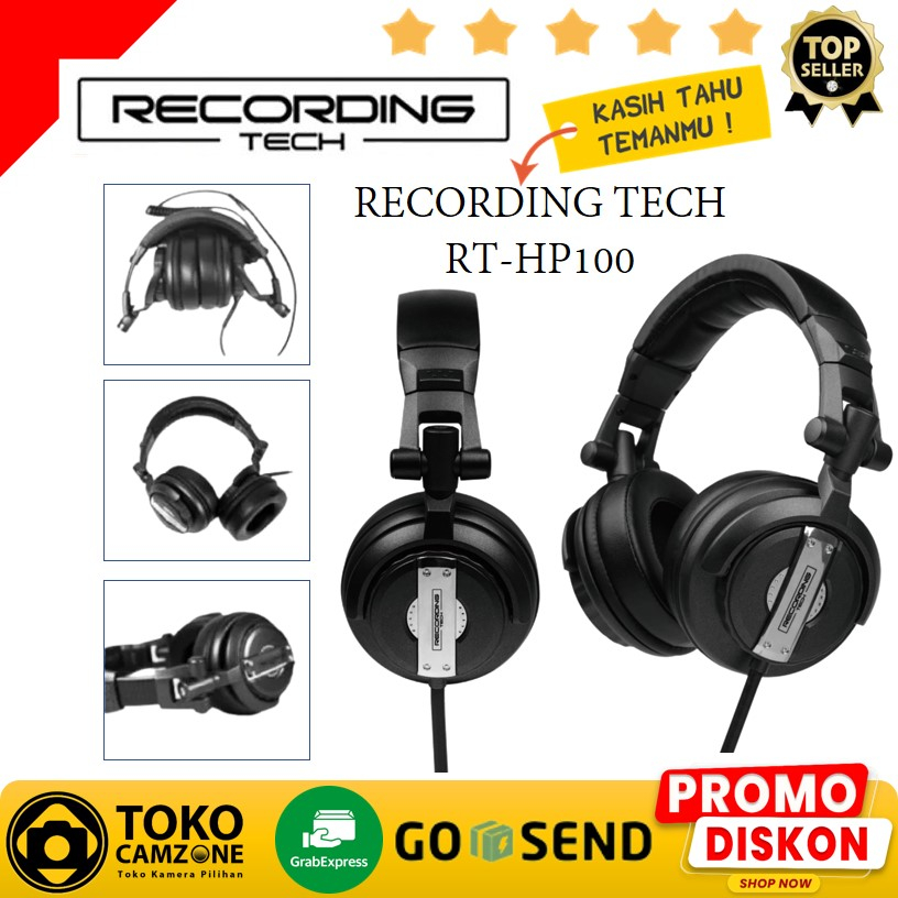 Recording Tech RT-HP100 Monitoring Headphones