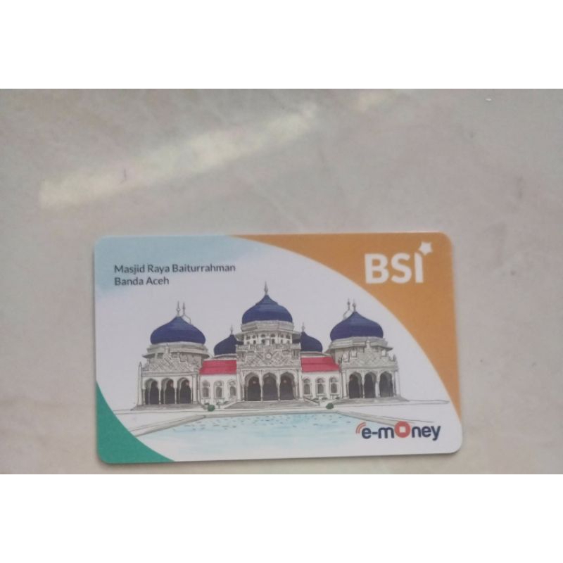 E-money E-toll Card Mandiri Logo BSI