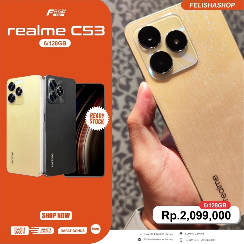 HP REALME C53 RAM 6/128 GARANSI RESMI