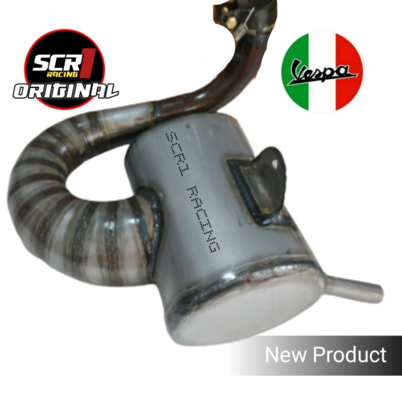 Knalpot Vespa BigBox Spartan Spartant By SCR1 racing