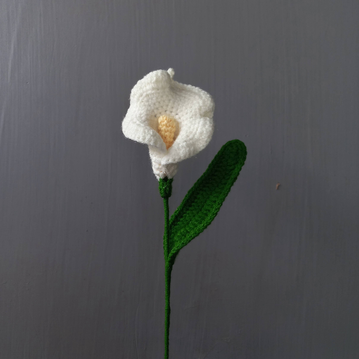 calla lily crochet flowers/ bunga calla lily rajut / bunga buket / flower bouquet