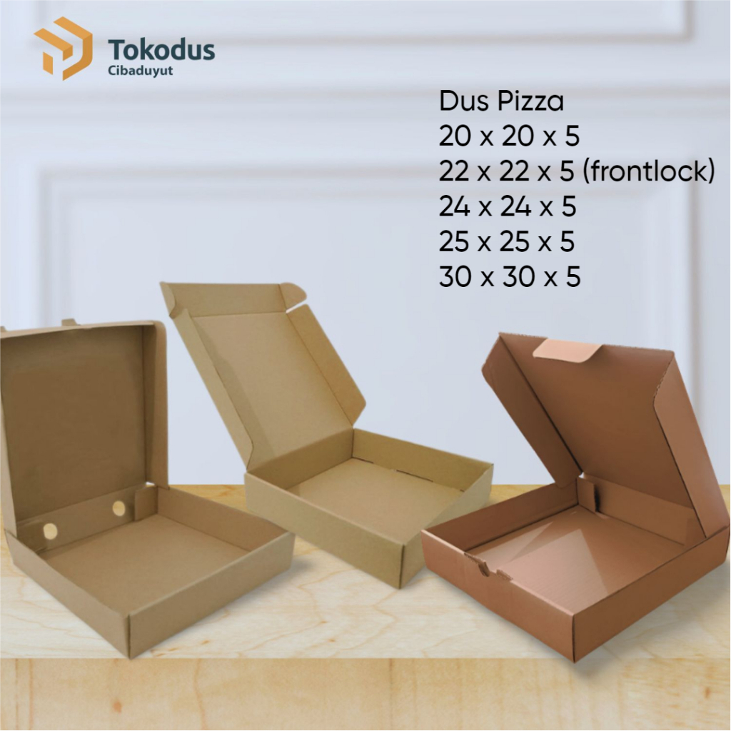 

Kardus Box Pizza | Box Packing | Dus Pizza | Dus Kaos uk 25 x 25 x 5 cm - Tokodus Cibaduyut