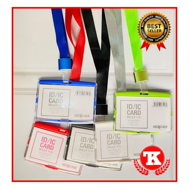

Id Card Holder Acrylic Horizontal Tempat Id Card Kartu Id Card