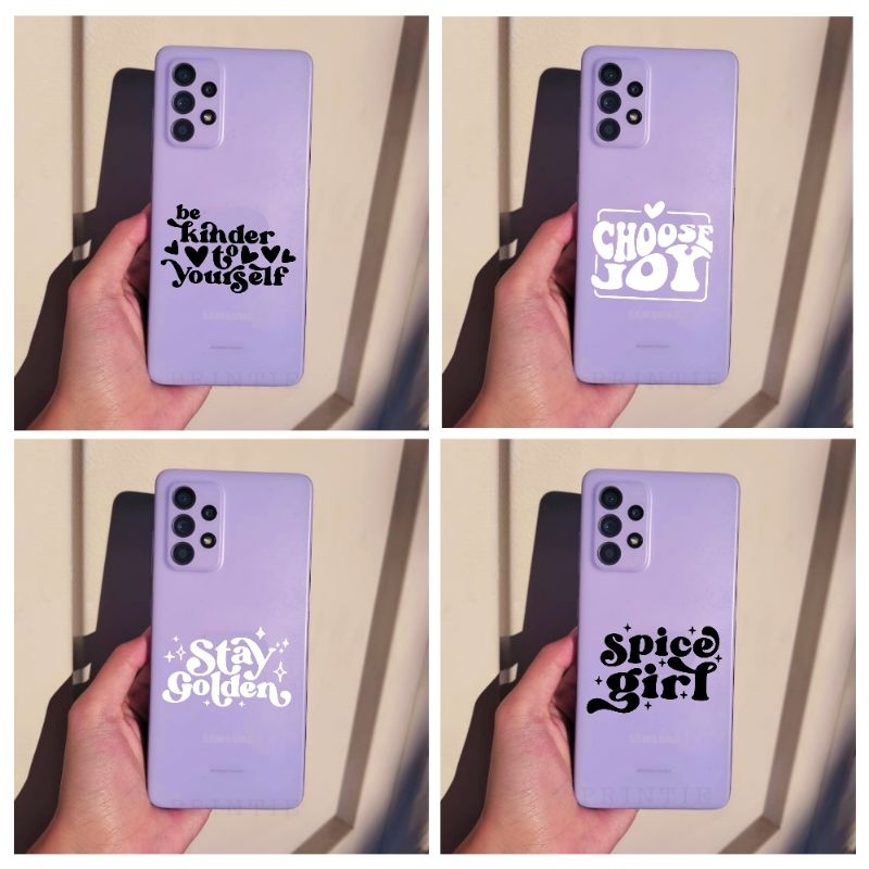 

[Bisa Custom] Sticker decal HP quotes aesthetic