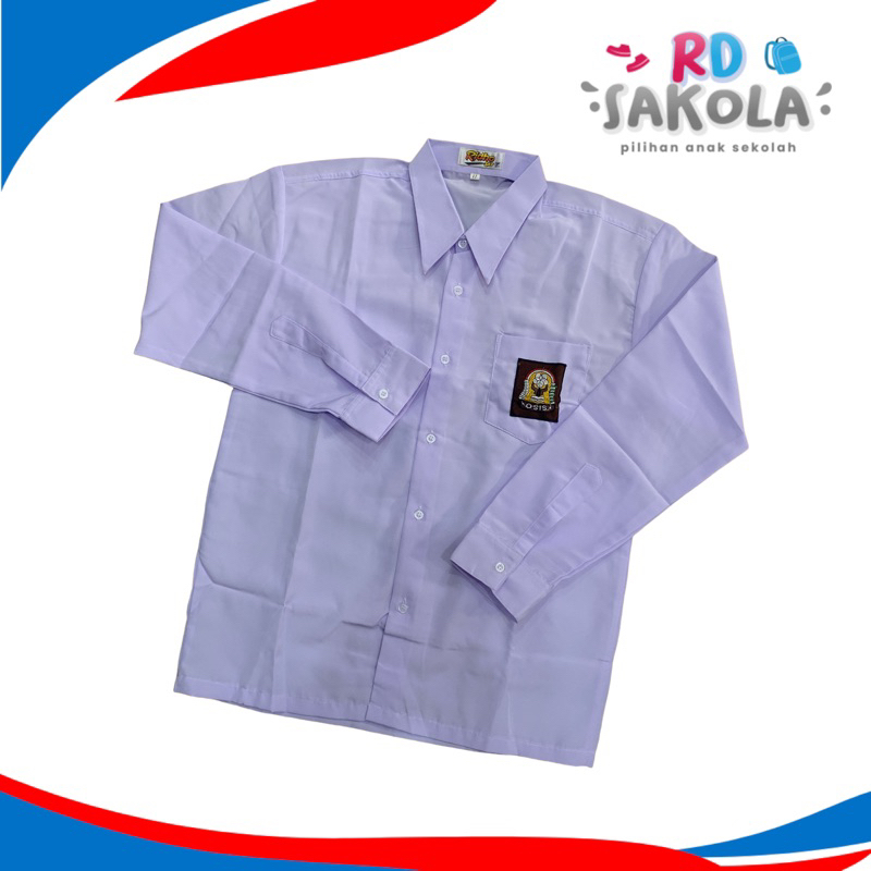 Baju Sekolah SMA Putih Panjang/ Pendek Licin Seragam Sekolah Ridho