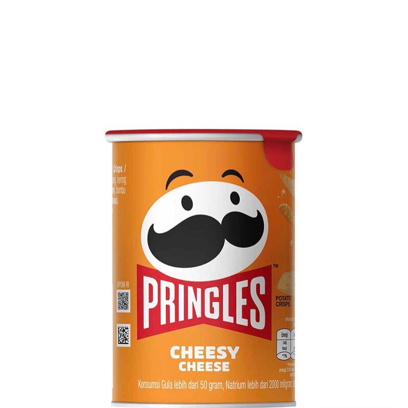 

Pringles Potato crisps 40g original cheesy cheese spicy texas bbq