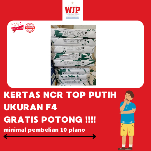 

KERTAS NCR TOP PUTIH MERK MULTICOPY