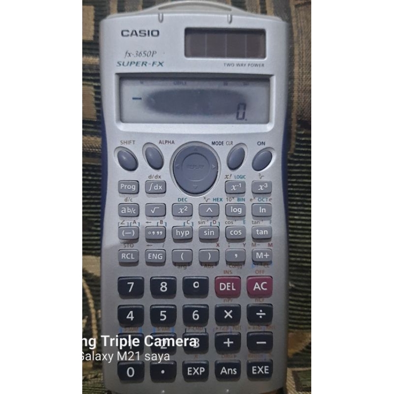 

kalkulator casio fx-3650p bekas