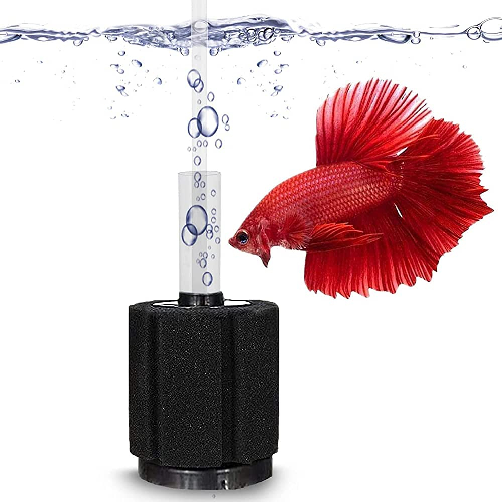 Aerator Oksigen Bio Sponge Filter Penjernih Mini Aquarium Bulat Akuarium