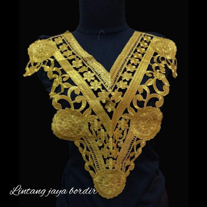 aksesories bordir dada kace/ coker bola melayu