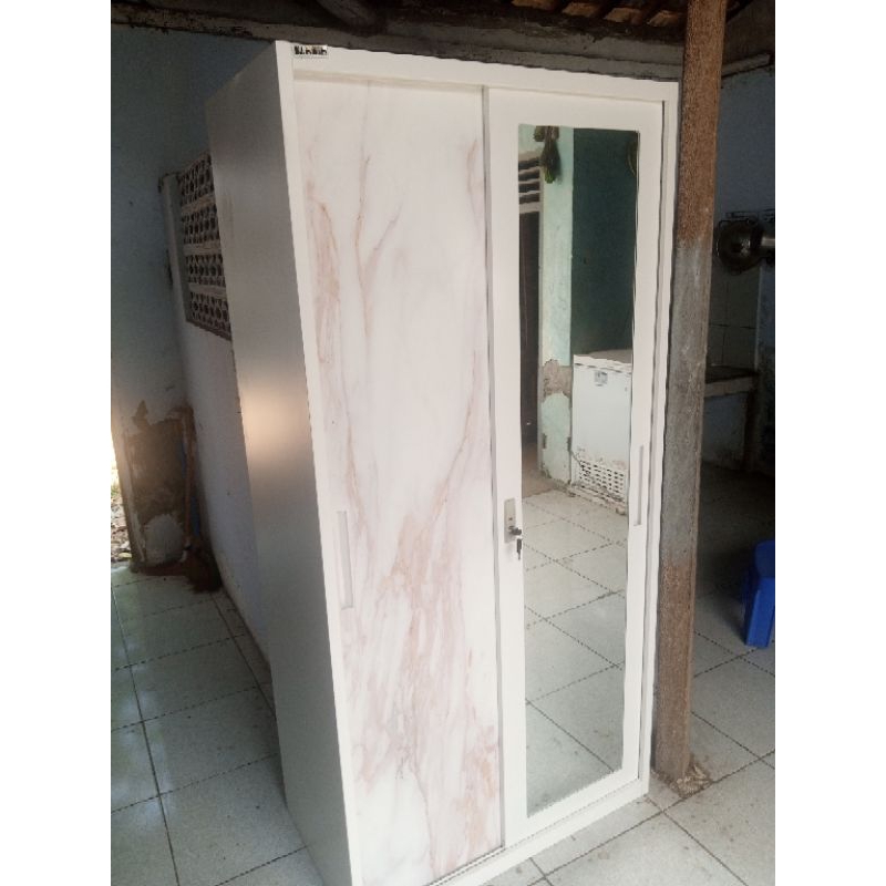 lemari besi 2 pintu termurah