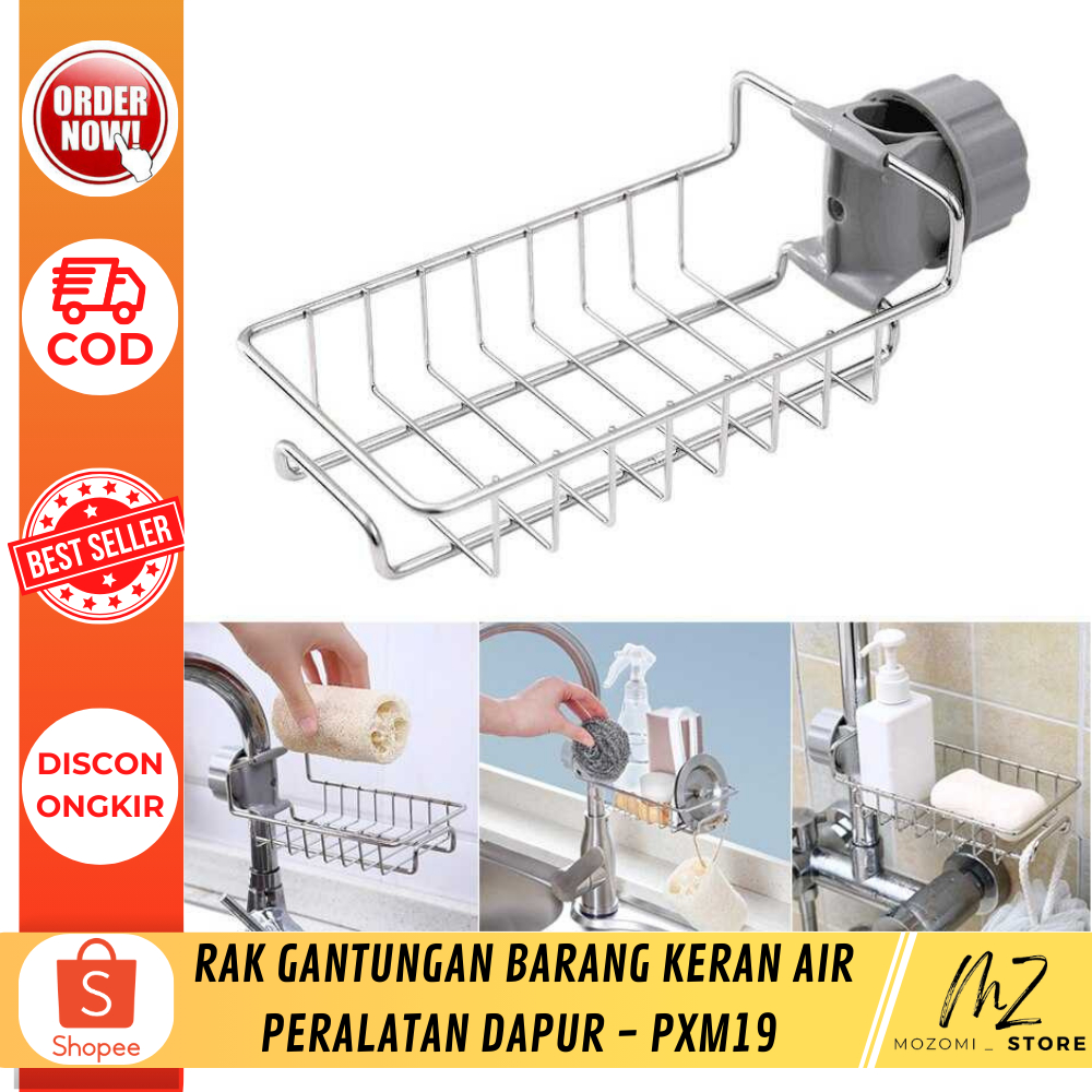 Rak Gantungan Barang Keran Air Peralatan Dapur / Aksesoris dapur / Peralatan dapur / rak alat dapur