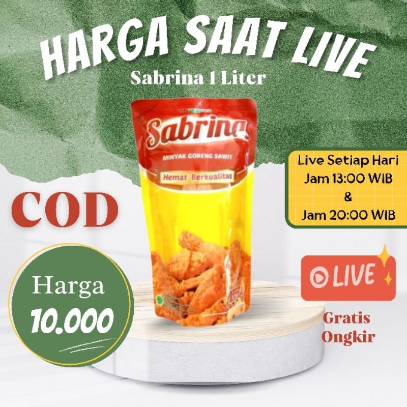

MINYAK SABRINA 1 LITER