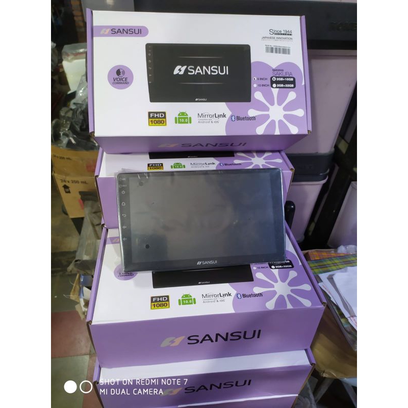 TV android 9 inch ram 2 sansui