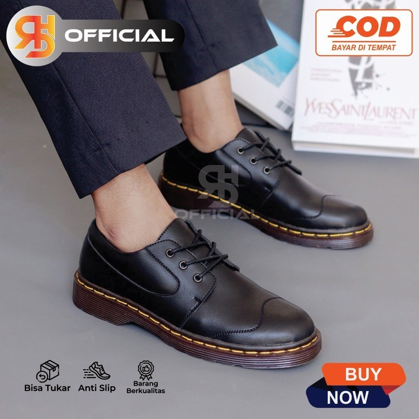 Sepatu Docmart Pria Sepatu Formal Pria Casual Kerja Kantoran Nikahan Sepatu Pantofel Pria Formal Hit