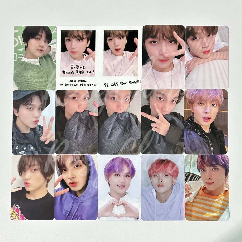 [BISA COD] Photocard Pc NCT Haechan Korek Matcha Hoodie Ungu Boboan Regulate Notnot Adidas Kihriv Ld
