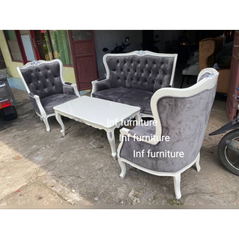 sofa tamu set 211 meja sofa tamu klasik