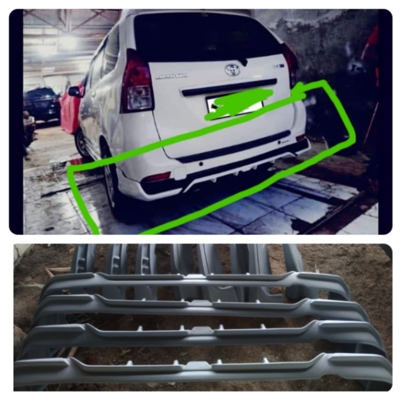 bodykit belakang Avanza 2018 2020 bodykit Avanza Xenia model slim