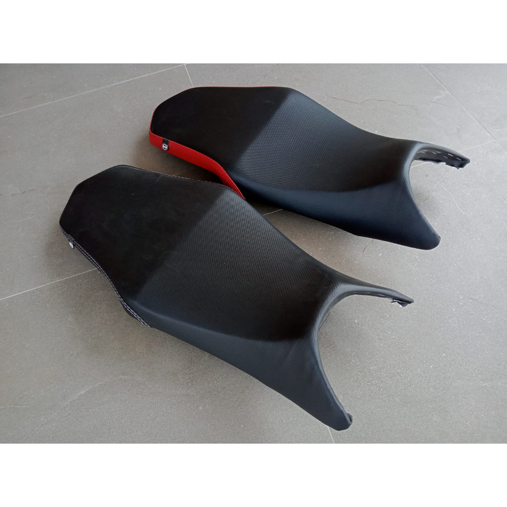 Jok motor modifikasi vision new bahan mbtech-Jok vixion new kulit mbtech