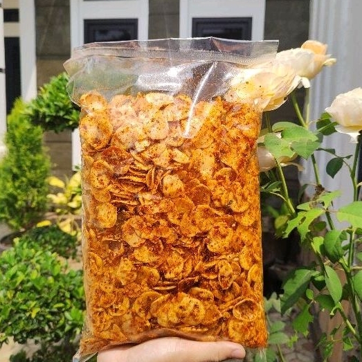 

Kerupuk putih pedas daun jeruk isi 1kg