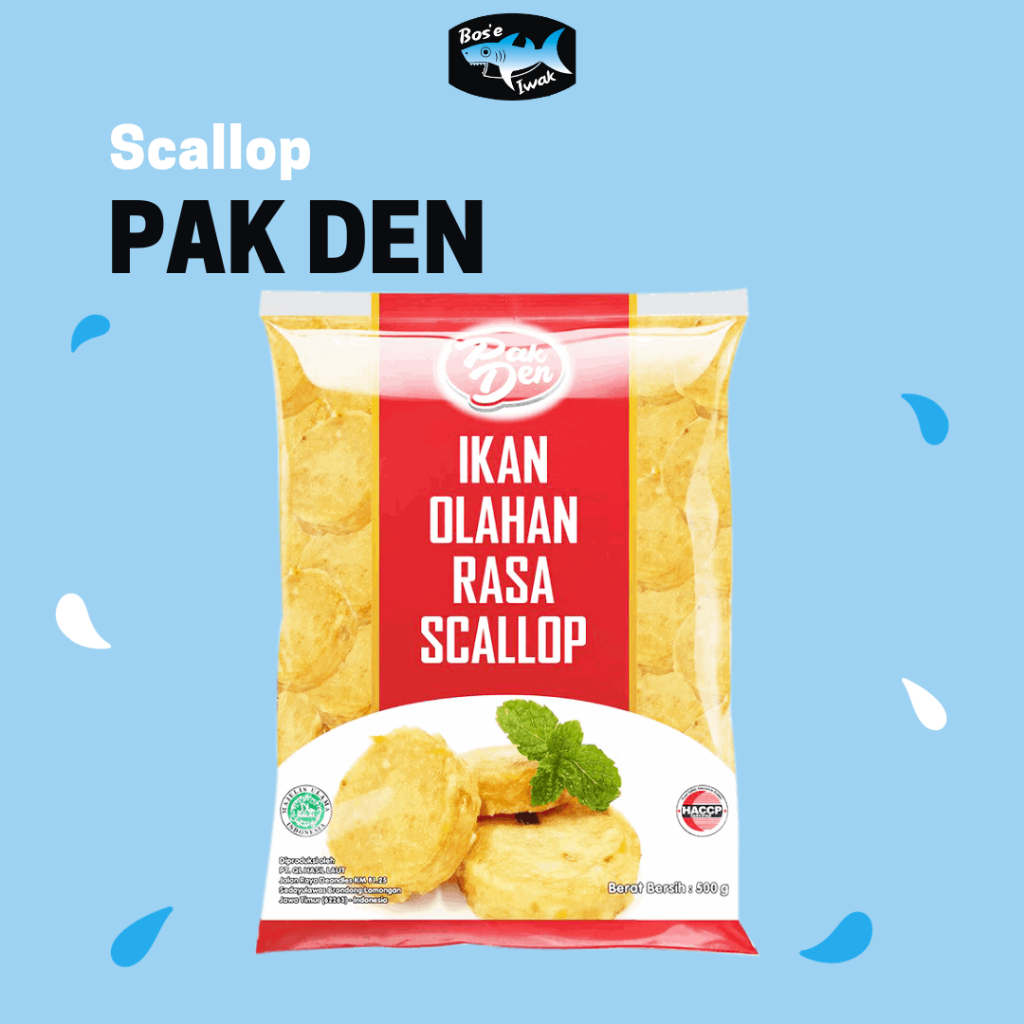 

Pak Den Ikan Olahan Rasa Scallop 500 Gram