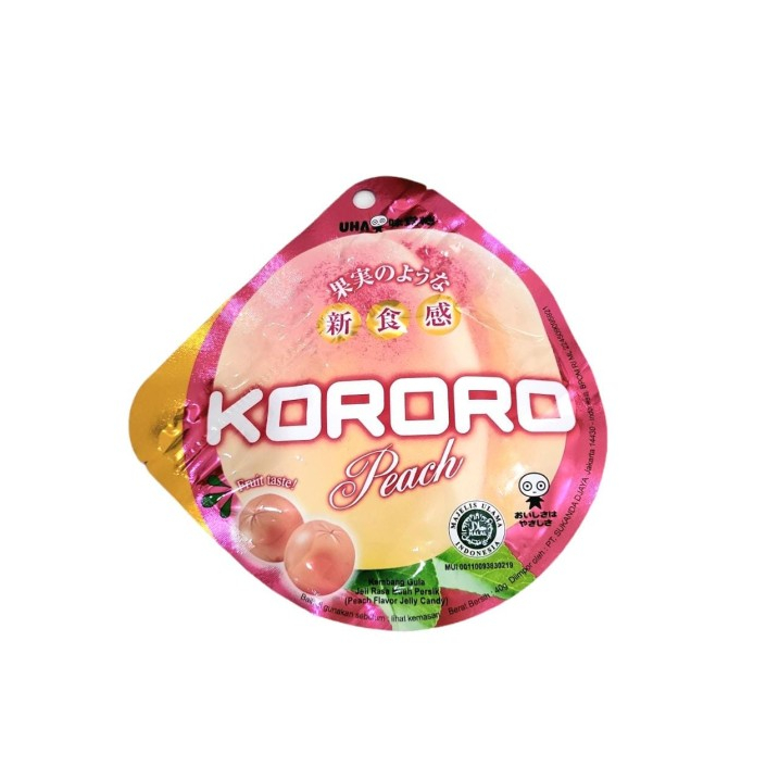 

KORORO PEACH JELLY CANDY 4O GR