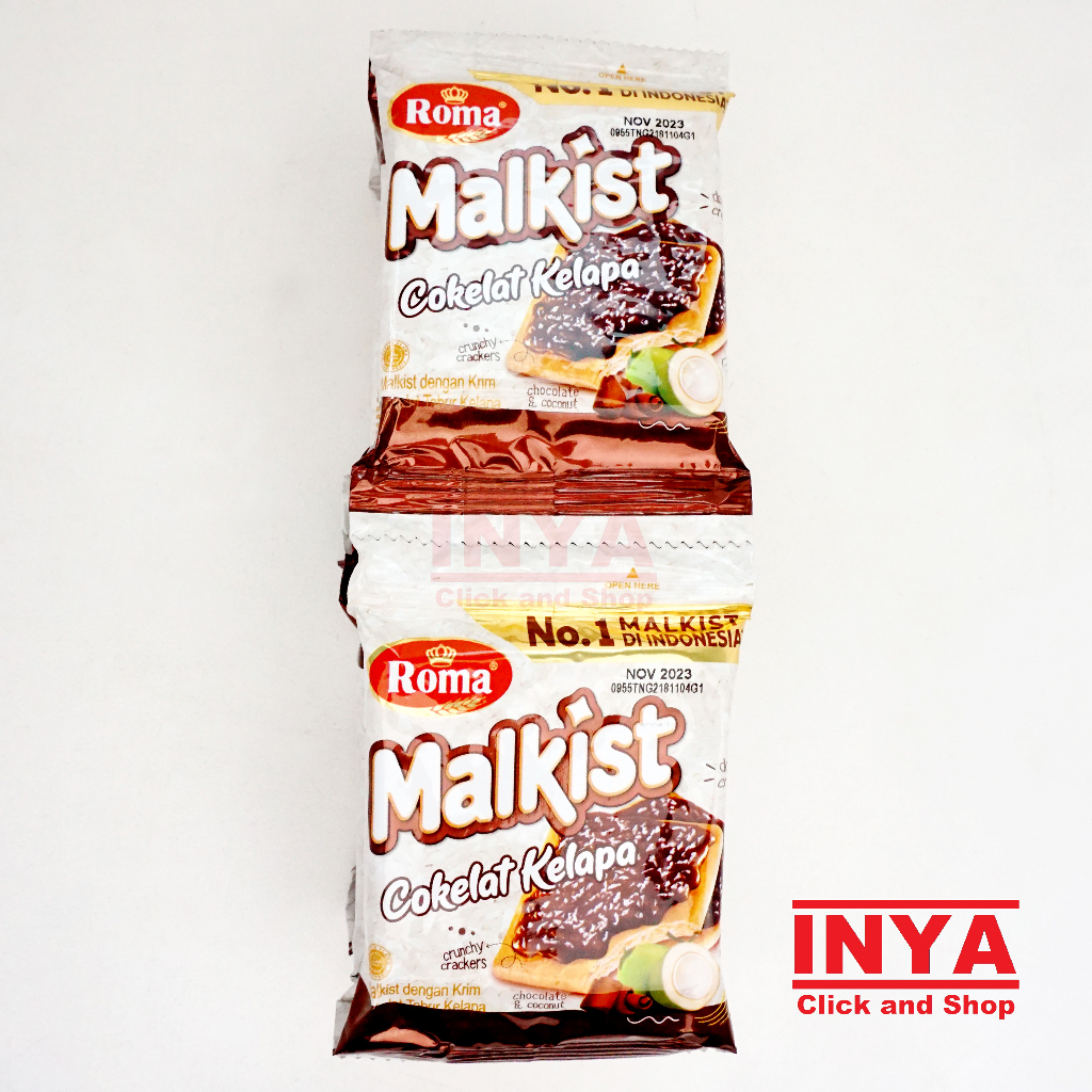 

Roma Malkist Coklat Kelapa 10x19gr Renceng - Biscuits