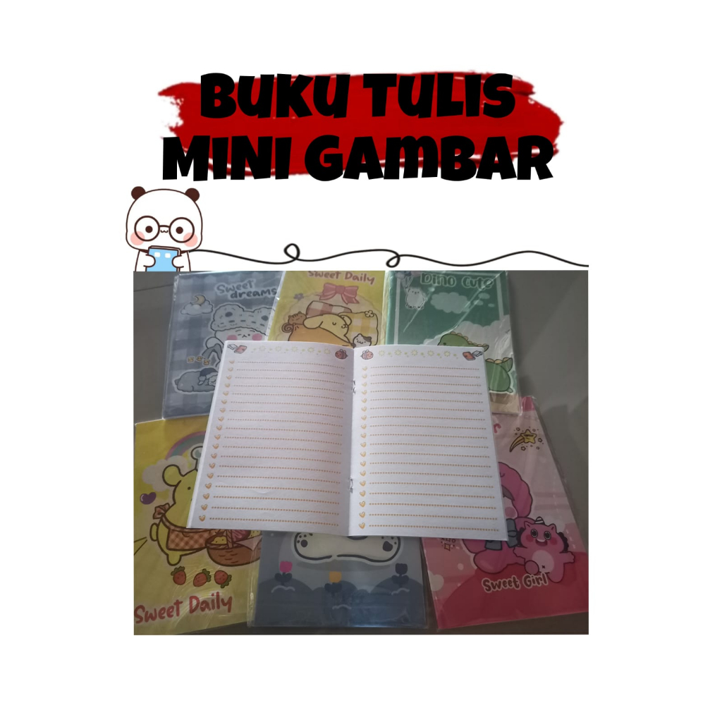 

HANANIA008 . BUKU TULIS NOTEBOOK MINI MOTIF LUCU / BUKU DIARY MINI MOTIF