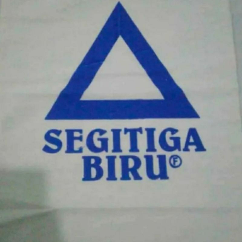 KAIN KANTONG SEGITIGA BIRU ECER