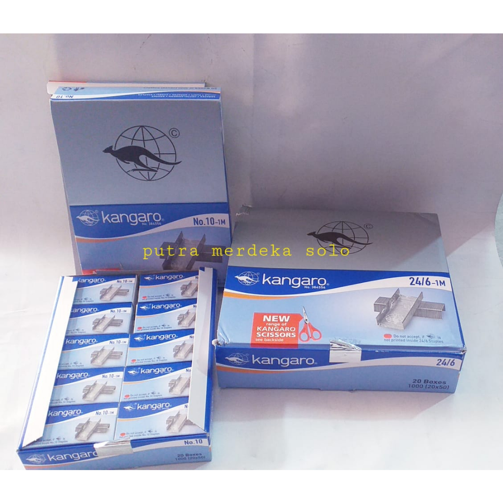 

Isi Staples Kangaro no 10 no 3 Isi Stapler Kangaro 24/6