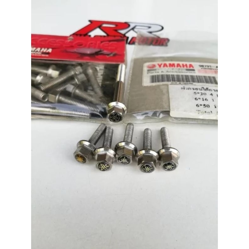 baud baut blok block bak cvt logo garputala original ori accesories yamaha Thailand mio sporty smile