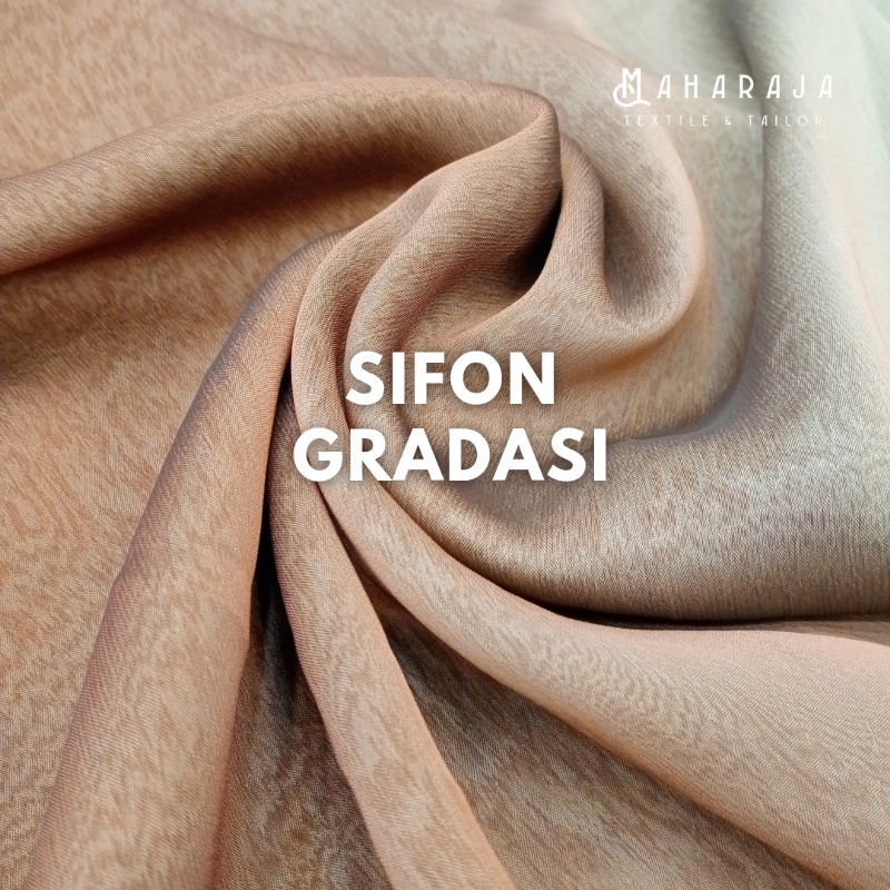 Kain Sifon Motif Gradasi