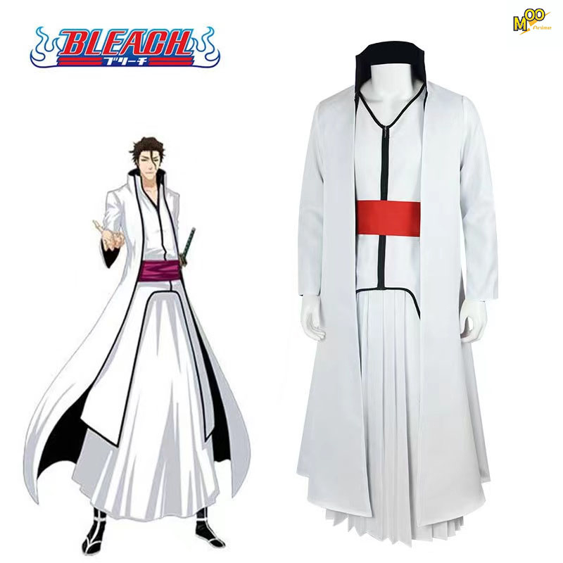 BLEACH cosplay costume Aizen Sousuke cosplay Set and wig Christmas Halloween Party Clothing