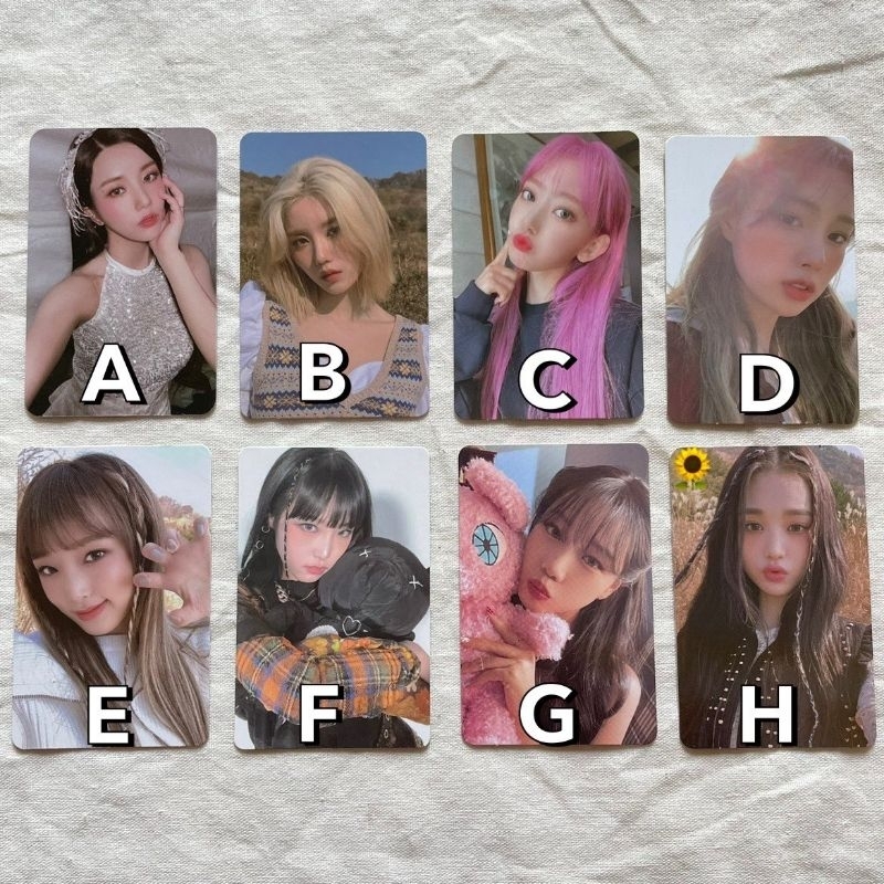 Photocard IZONE Eunbi Sakura Hyewon Yena Yuri Wonyoung Oneiric Diary Ilalang Boneka Teddy Jo Choi On